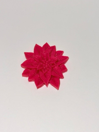 Craciunita - parfumata din ceara naturala de soia, 11 g, culoare rosie, editie de Craciun [1]