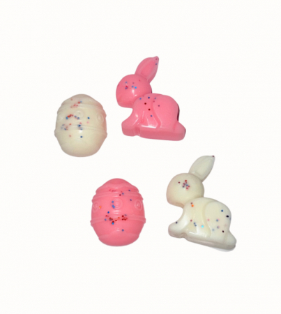 Marturii nunta / botez - Editie de Paste - Ou / Iepuras din ceara parfumata de soia, wax melts