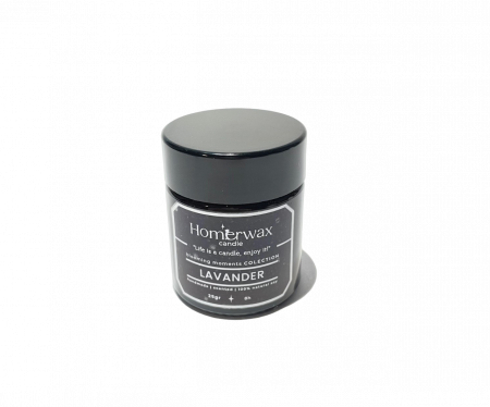 Lumanari parfumate - Lumanare parfumata din ceara soia, borcan ambra, 25 g