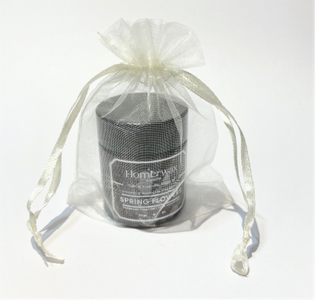 Lumanare parfumata din ceara soia, borcan ambra, 25 g [6]