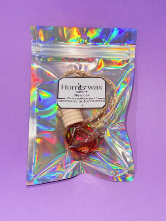 Sticluta odorizant auto sau pentru camera, cantitate parfum 7 ml, forma diamant  [13]