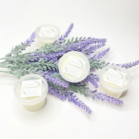 Set 4 arome diferite de wax melts, Bujor si tei / Lavanda / Liliac / Trandafir, 100 g [6]