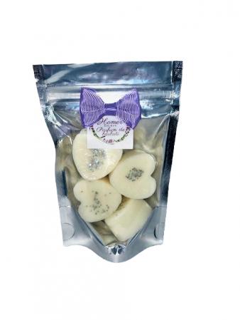 Set 4 bucati ceara parfumata de soia 5 g toate bucatile au aceeasi aroma, forma inima [2]