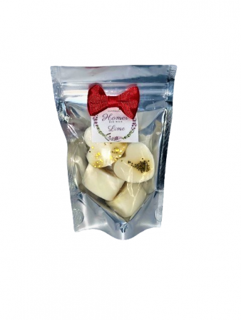 Set 4 bucati ceara parfumata de soia 5 g toate bucatile au aceeasi aroma, forma inima [1]