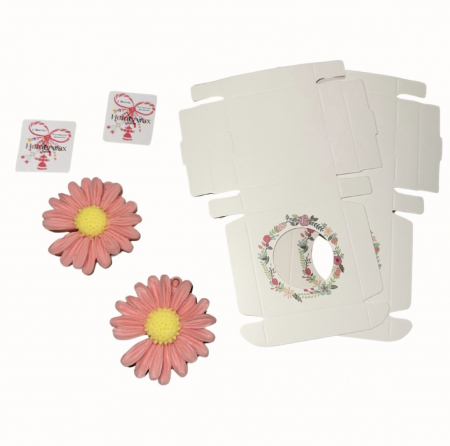 Floare parfumata din ceara de soia, 20g, martisor/marturie/odorizant [1]