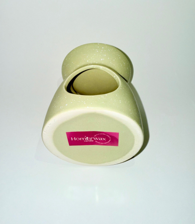 Vas de ceramica kaki cu aspect mat special pentru wax melts [3]
