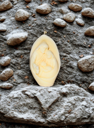 Sfanta Familie - lumanare decorativa, parfumata din ceara de soia - clopotel, 75 g [6]