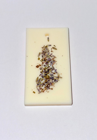 Tableta parfumata – odorizant, din ceara naturala de soia, handmade, cu flori naturale de Lavanda, 30 g [7]