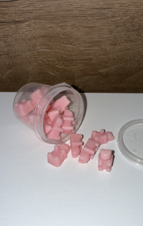 Toate produsele - Bucati parfumate, in forma de ursuleti, ceara de soia, wax melt, marturie/odorizant, 16 g