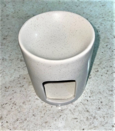 Vas de ceramica mare bej nisipiu special pentru wax melts aromaterapie [8]