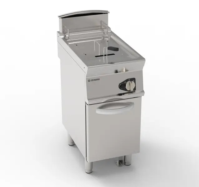 Friteusa gaz cu 1 cuva pe suport neutru inchis cu 1 usa, capacitate 13 Lt [1]