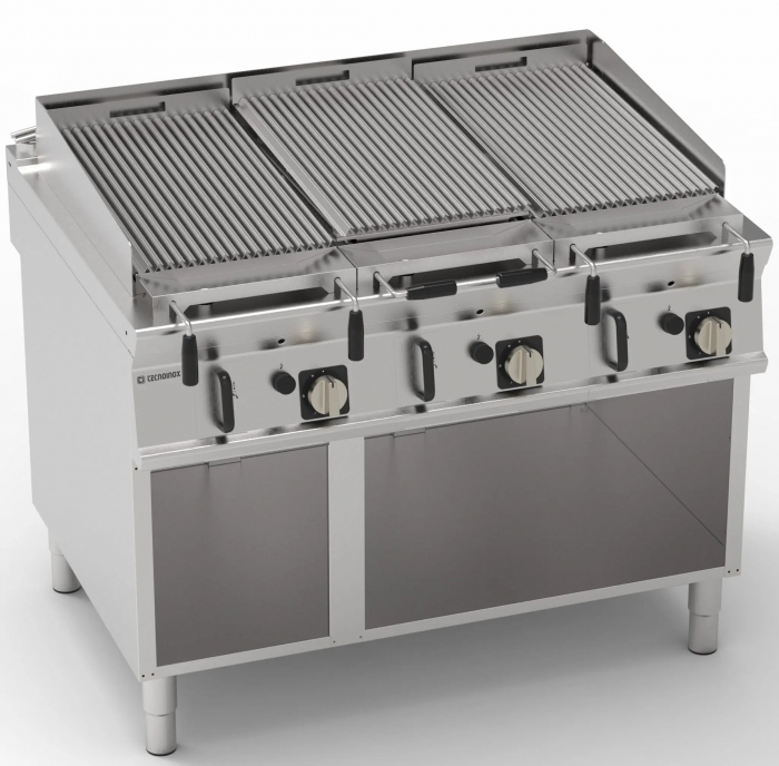 Gratar gaz cu placa striata din roca [1]