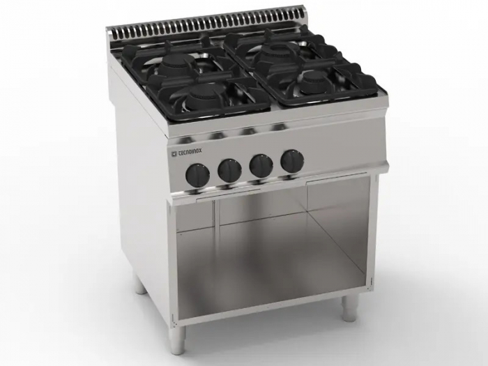 Masina de gatit cu 4 focuri pe suport neutru deschis [1]