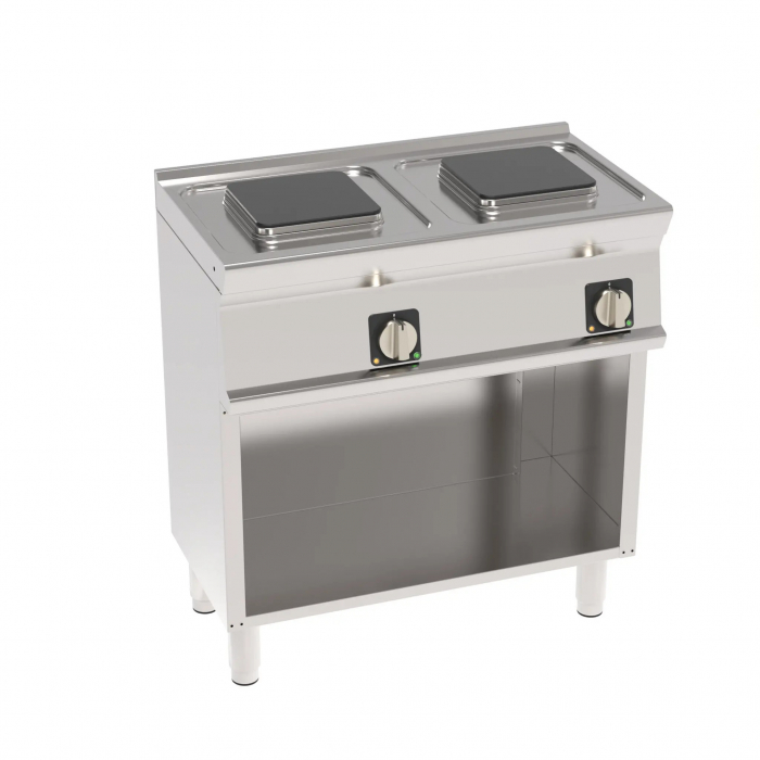 Plita electrica pe suport neutru deschis cu 2 zone independente [1]