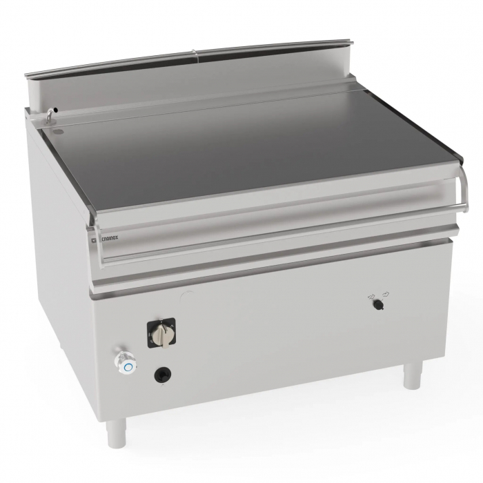 Tigaie basculanta gaz cu ridicare motorizata, capacitate 120 litri [1]