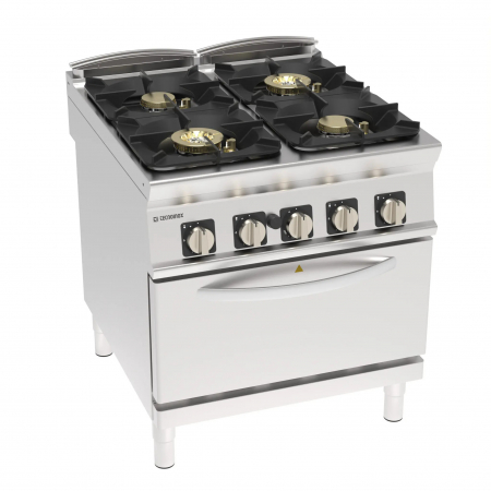 Masini de gatit gaz - Masina de gatit cu 4 focuri si cuptor