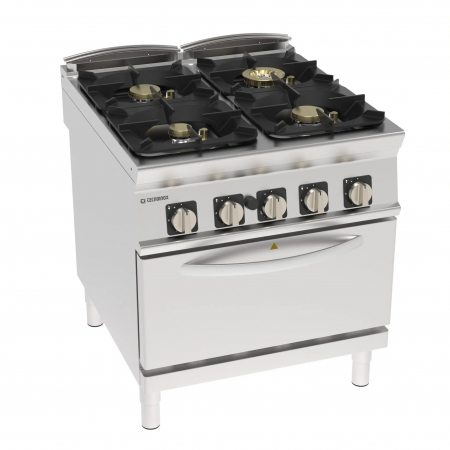 Masini de gatit gaz - Masina de gatit cu 4 focuri si cuptor