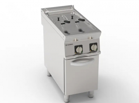Friteuse - Friteusa electrica cu 1 cuva cu 2 cosuri 8+8 Lt