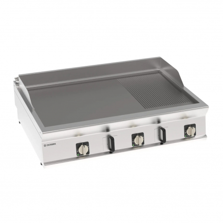 Gratare electrice - Gratar electric cu placa neteda/striata 1/3 model banc