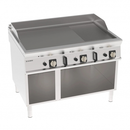 Gratare gaz - Gratar neted cromat striat 1/3