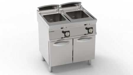 Masini de fiert paste - Masina de fiert paste gaz 2 cuve GN2/3