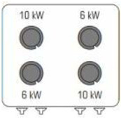 Masina de gatit cu 4 focuri si cuptor [1]