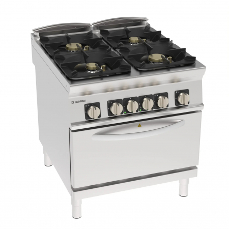 Masini de gatit gaz - Masina de gatit cu 4 focuri si cuptor electric