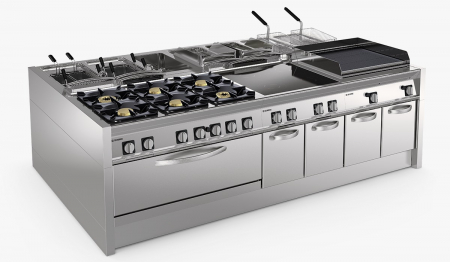 Masina de gatit cu 6 focuri si cuptor electric [2]