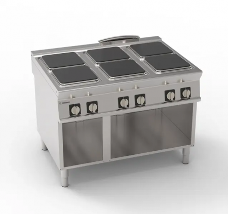 Masini de gatit electrice - Masina de gatit electrica cu 6 plite patrate fixate ermetic