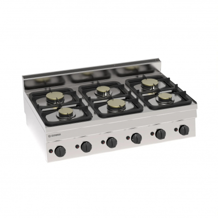 Masini de gatit gaz - Masina de gatit gaz model banc cu 6 arzatoare