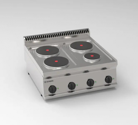 Masini de gatit electrice - Plita electrica model banc cu 4 zone independente