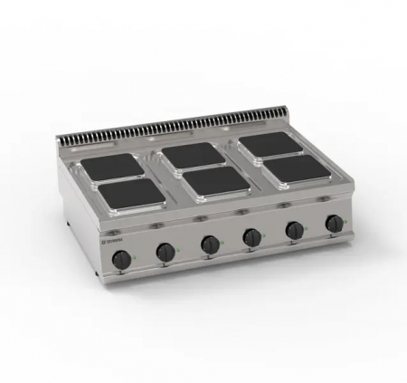 Masini de gatit electrice - Plita electrica model banc cu 6 zone independente