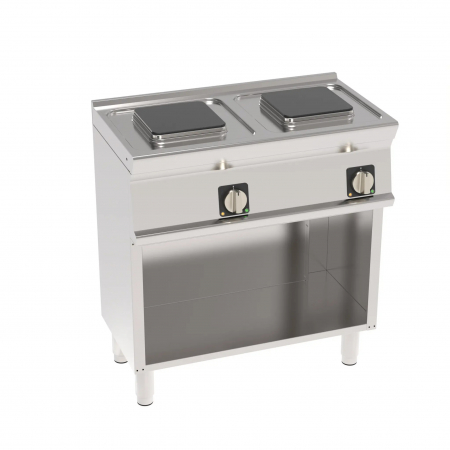 Masini de gatit electrice - Plita electrica pe suport neutru deschis cu 2 zone independente