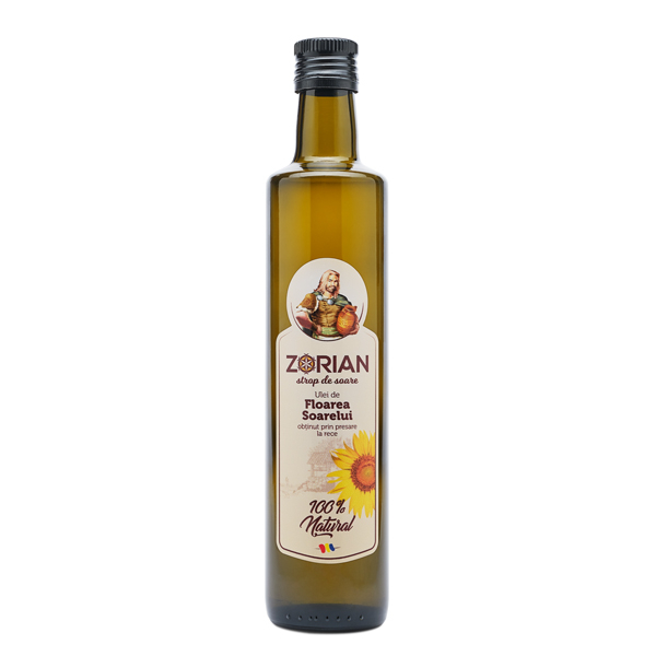 Ulei Zorian de floarea soarelui presat la rece 500 ml [1]