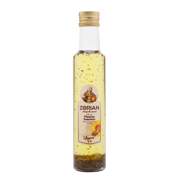 Ulei Zorian din floarea soarelui presat la rece aromat cu anason 250 ml [1]
