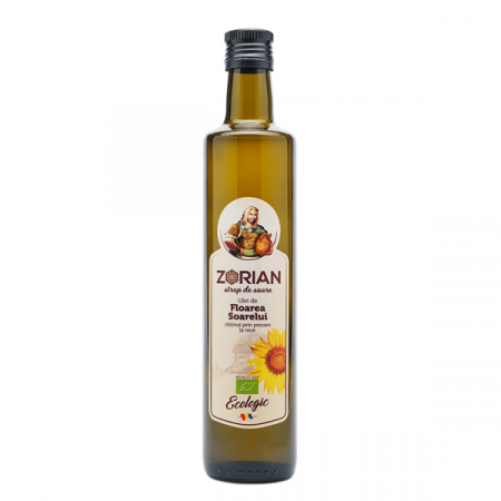 ULEIURI - Ulei Zorian Ecologic din floarea soarelui presat la rece 500 ml