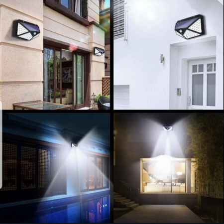 Set 5 lampi cu 100 led-uri si incarcare solara [1]