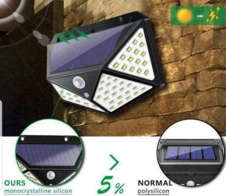 Set 5 lampi cu 100 led-uri si incarcare solara [2]