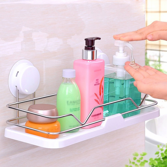 Etajera cu ventuze HeavyLock pentru baie sau bucatarie [2]