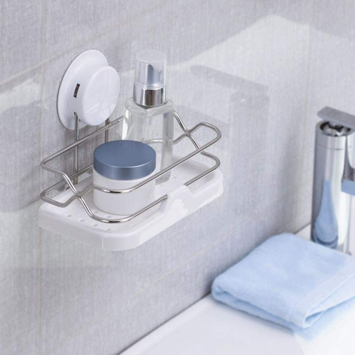 Mini etajera cu ventuza HeavyLock pentru baie sau bucatarie [2]