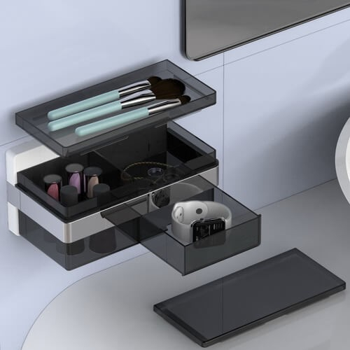 Organizator produse cosmetice cu ventuze HeavyLock [3]