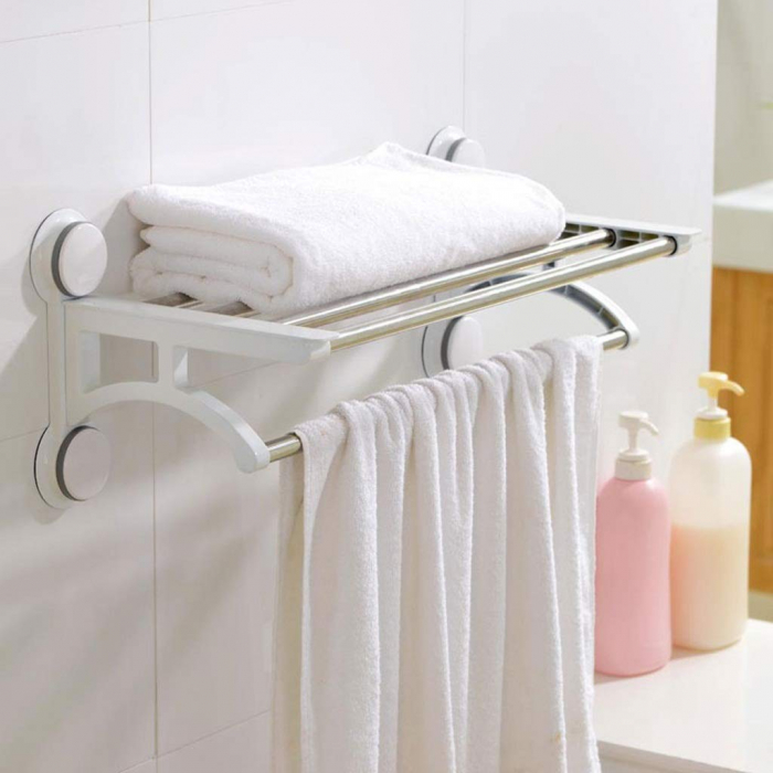 Suport cu 5 bare pentru prosoape cu ventuze HeavyLock [2]