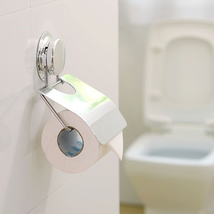 Suport de hartie igienica cromat cu ventuza HeavyLock [2]