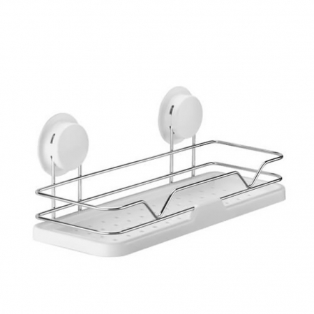 Baie - Etajera cu ventuze HeavyLock pentru baie sau bucatarie