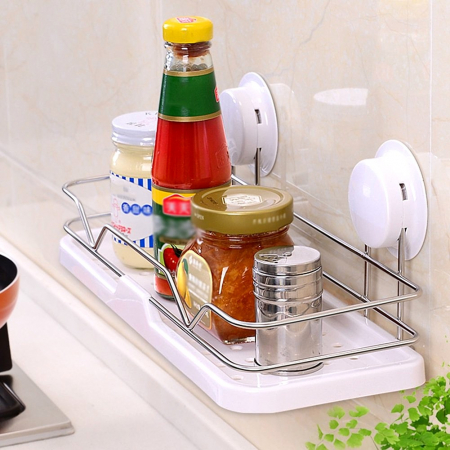 Etajera cu ventuze HeavyLock pentru baie sau bucatarie [2]