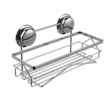 Baie - Etajera inox pentru baie sau bucatarie cu ventuze HeavyLock