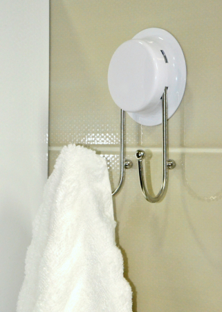 Set accesorii bucatarie, 4 piese (suport cutite + suport tacamuri + suport prosop hartie + carlig dublu) cu ventuze HeavyLock [4]