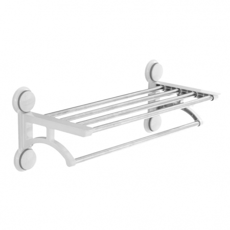 Baie - Suport cu 5 bare pentru prosoape cu ventuze HeavyLock
