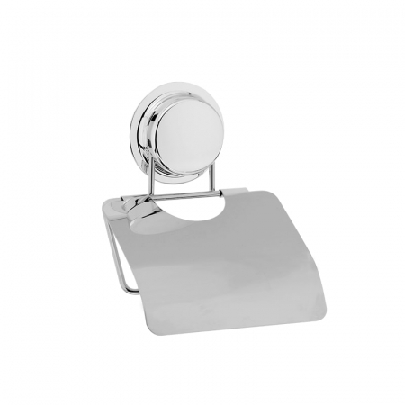 Baie - Suport de hartie igienica cromat cu ventuza HeavyLock