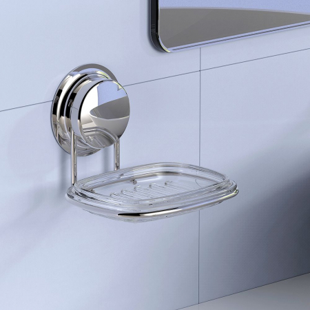 Suport sapun cromat cu ventuza HeavyLock [2]